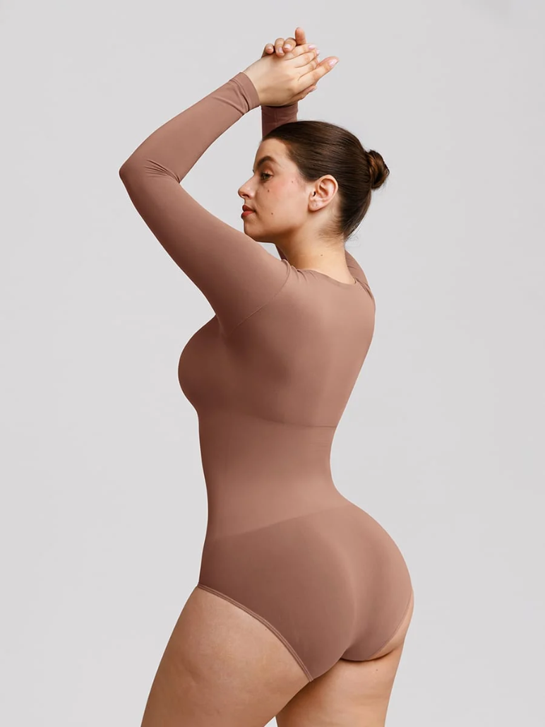 Bodysuit ©️Original Faja Manga Larga estilo bóxer
