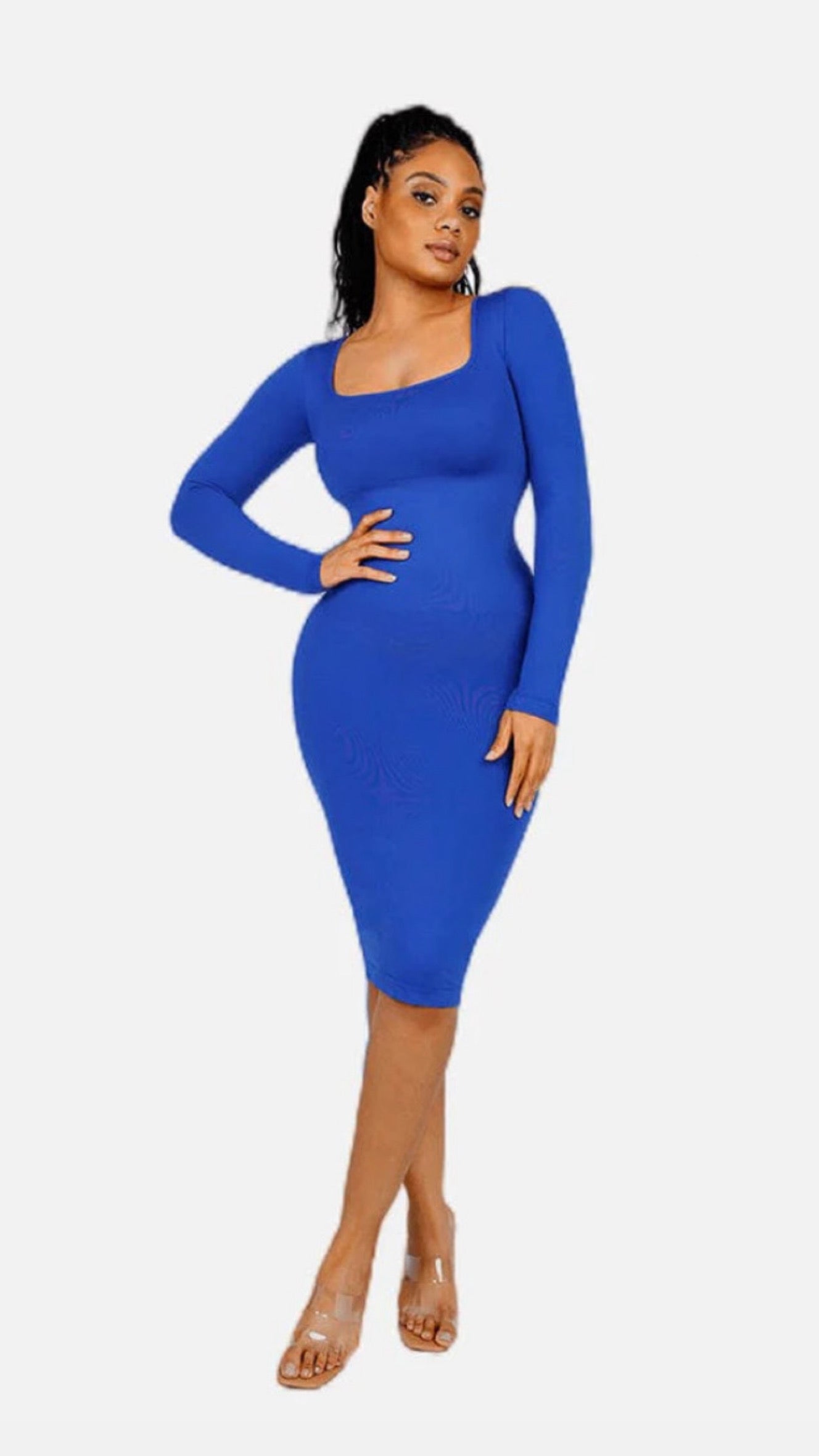 Vestido Reductor v Manga Larga