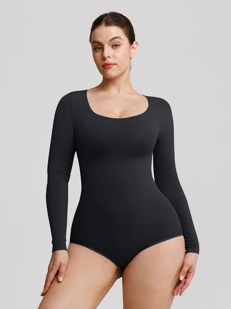 Bodysuit ©️Original Faja Manga Larga estilo bóxer