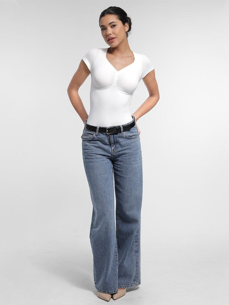 💥OFERTA💥 Bodysuit Original Manga Corta Reductor Abdomen Premium