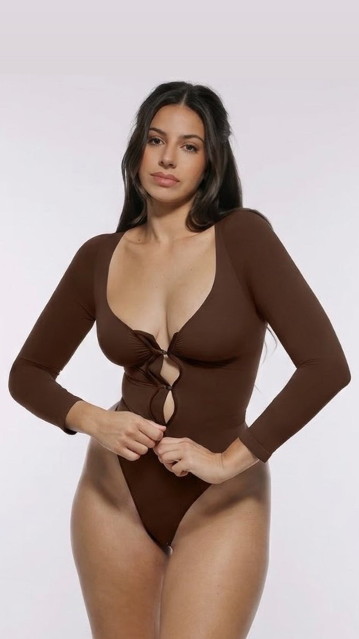 REMATE 🚨Bodysuit ©️ Reloj de Arena Cierre Manga Larga Premium 🥇