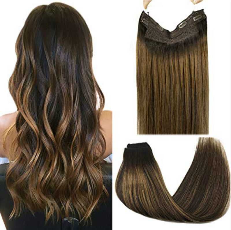 EXtensiones HILO INVISIBLE Balayage 50 cm Largo Cabello Virgen 100%