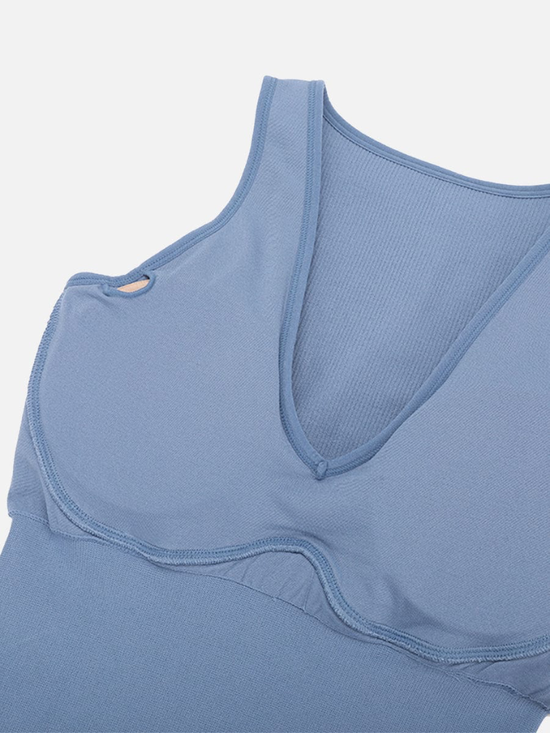 Vestido Faja Control Abdomen Corte Sirena