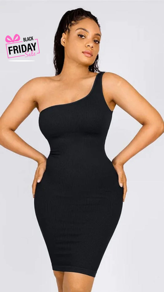 Vestido Asimétrico Control Abdomen