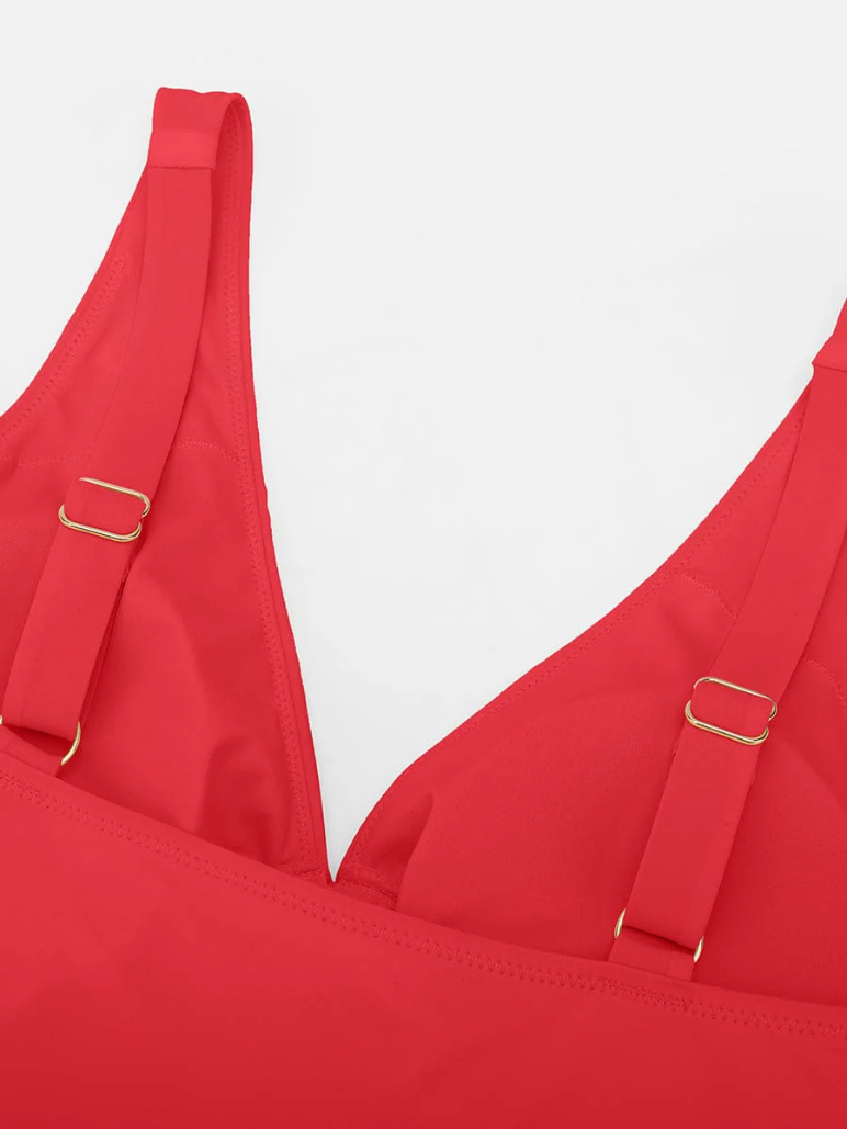 Traje Baño Con FAJA camuflada Reductor de Abdomen Calzón