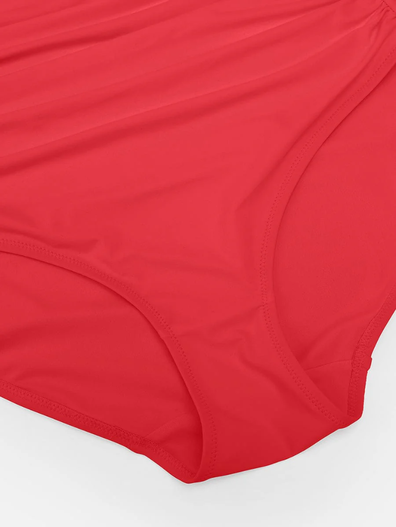 Traje Baño Con FAJA camuflada Reductor de Abdomen Calzón