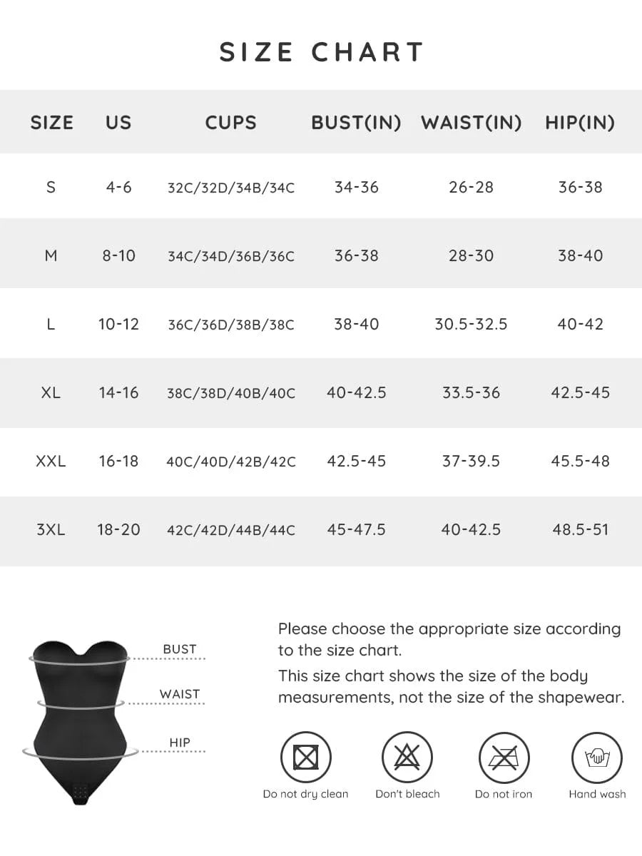 NUEVO Bodysuit©️ Original Faja Efecto Lipo Push Up corazón Premium 🥇