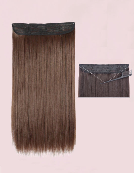 Extensiones HILO INVISIBLE 66 cm Largo 150 gr  Cabello Virgen ©️ Natural 100%