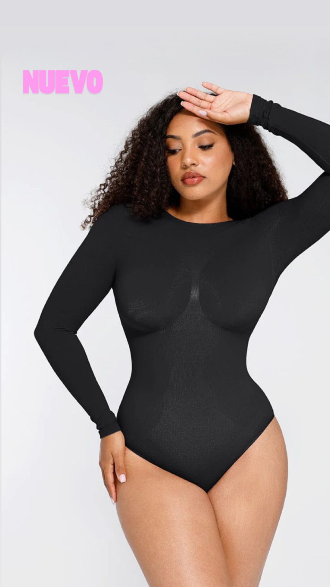 Bodysuit ©️ Viral Original Reductor de Abdomen Manga Larga Premium 🥇 Calzón