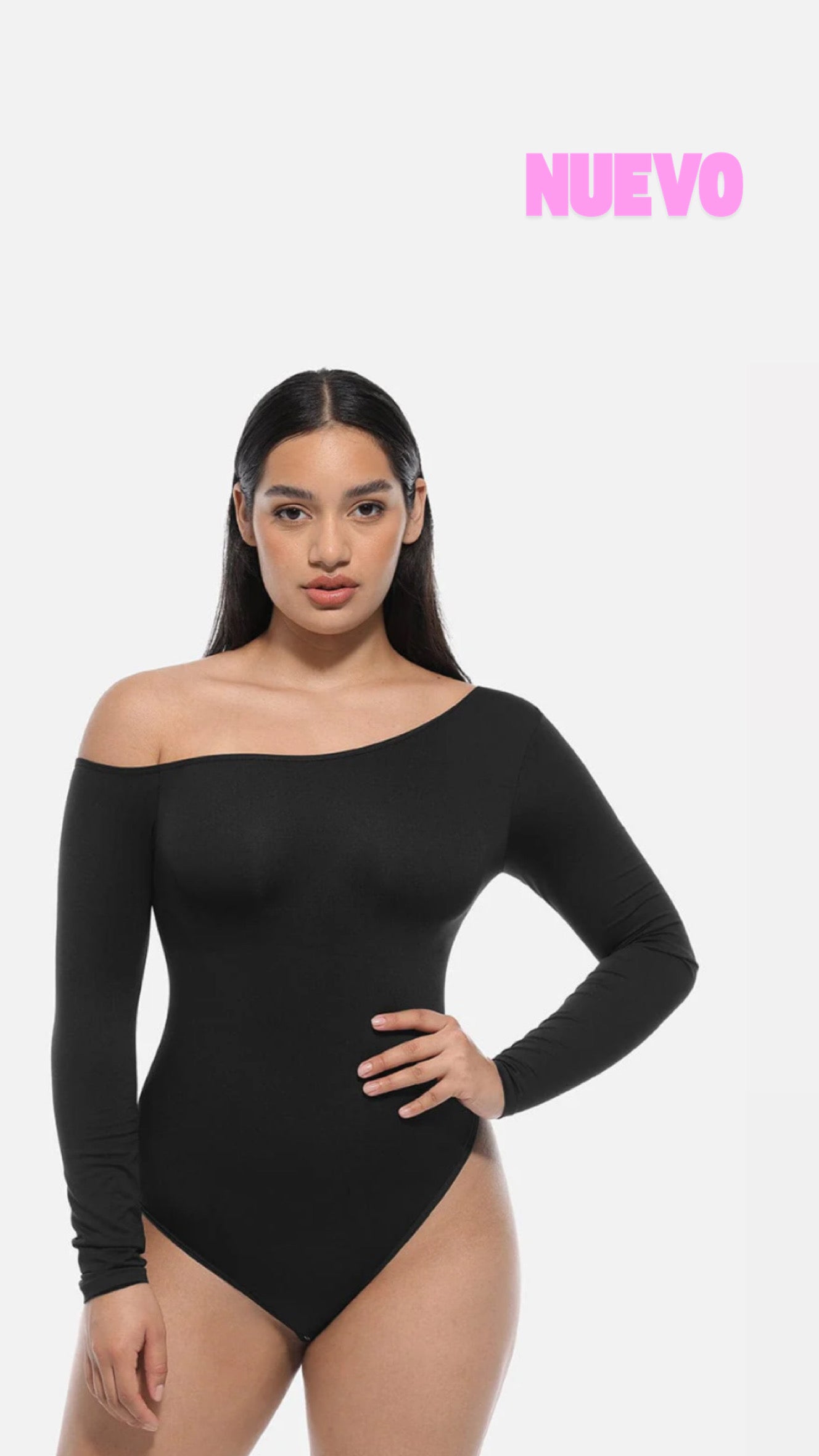 Bodysuit Asimétrico Manga Larga