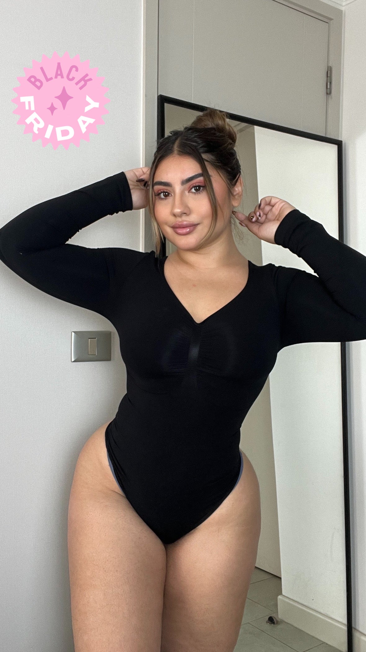 BodySuit Viral©️ Original Reductor Abdomen Manga larga Premium 🥇