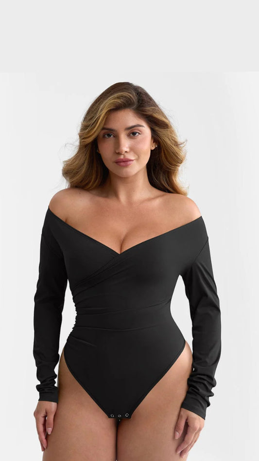 REMATE 🚨Bodysuit V faja camuflada Negro