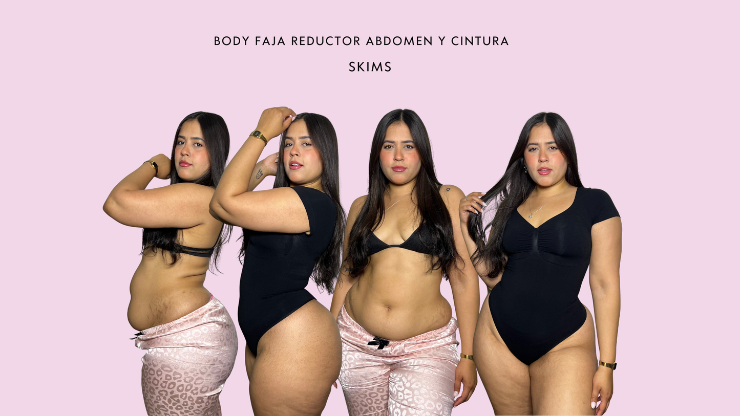 💥OFERTA💥 Bodysuit Original Manga Corta Reductor Abdomen Premium