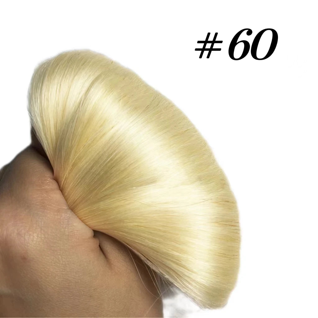 Extensiones ADHESIVAS  60 cm Largo Cabello Virgen 100 %