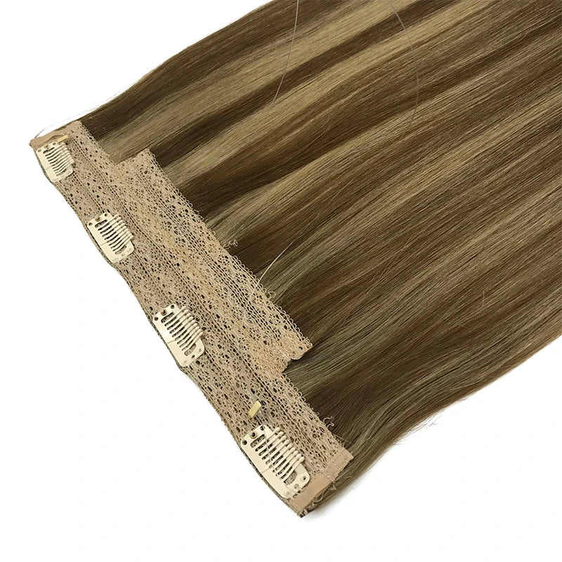 Extensiones HILO INVISIBLE 66 cm Largo 150 gr  Cabello Virgen ©️ Natural 100%