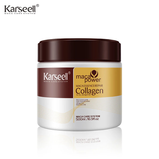 Mascara Tratamiento capilar de colágeno Reparación profunda Karseell 500 ml Original
