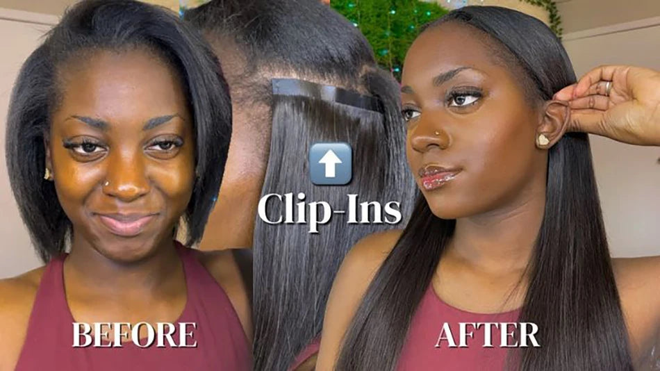Extensiones POR CAPAS Negro Natural 76 cm largo Cabello Virgen 100%
