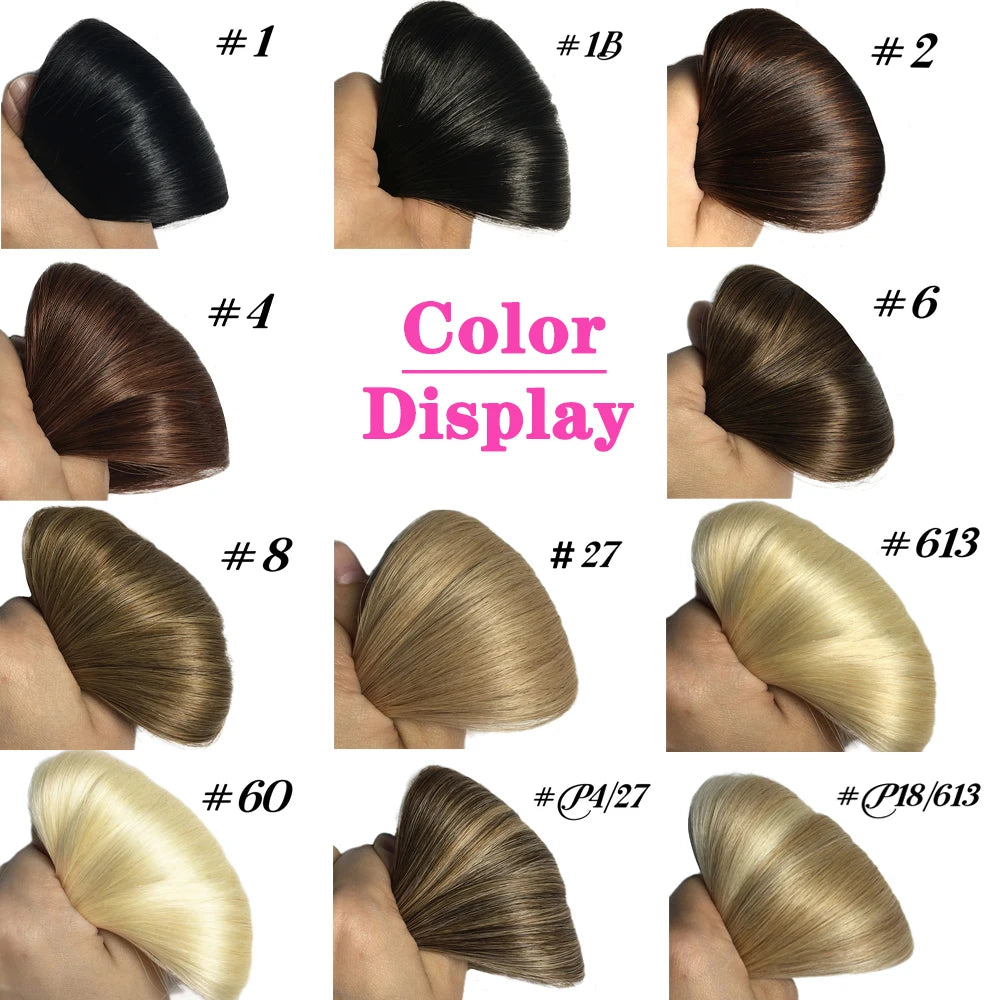 Extensiones ADHESIVAS  60 cm Largo Cabello Virgen 100 %