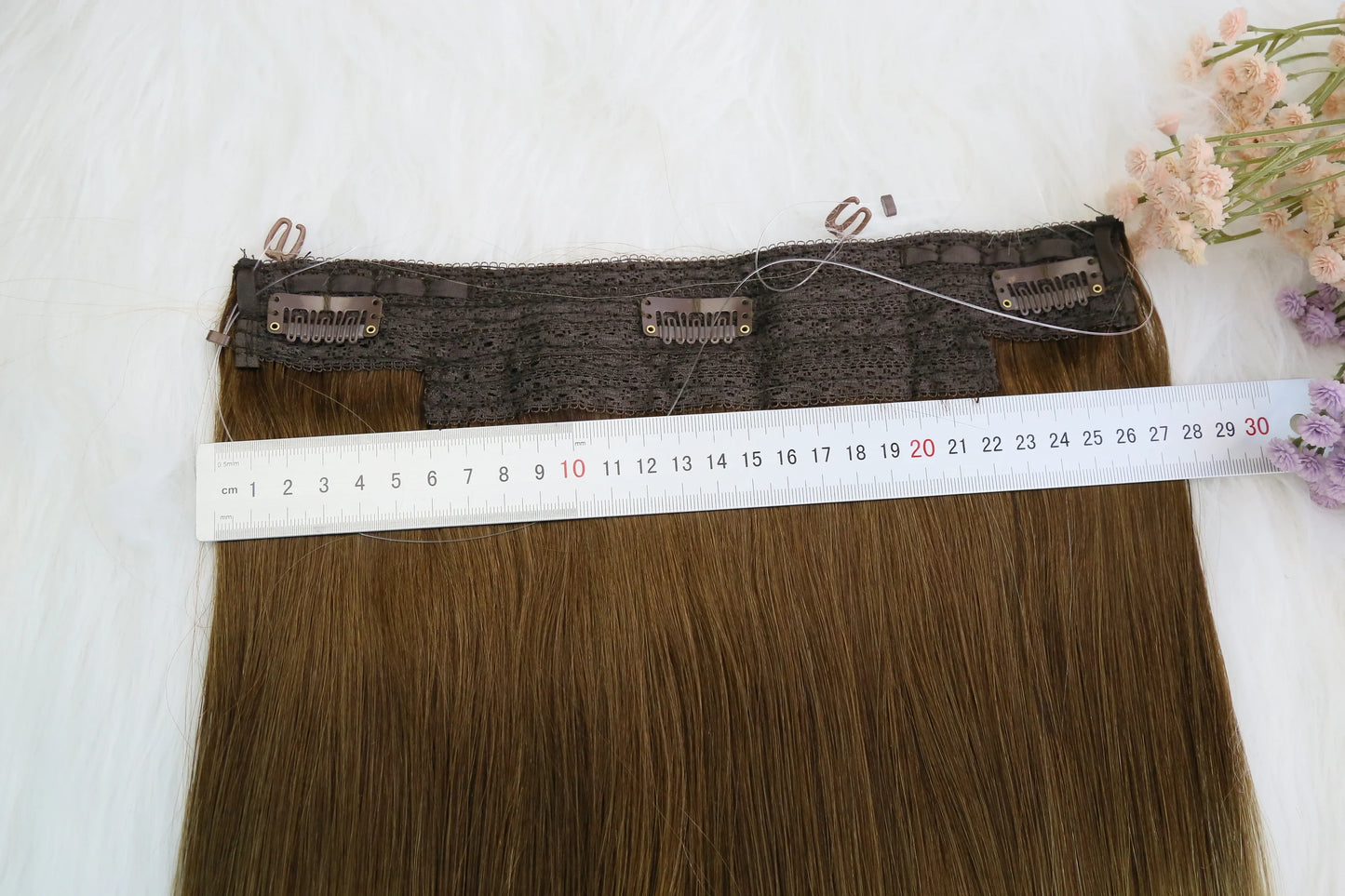 Extensiones HILO INVISIBLE 66 cm Largo 150 gr  Cabello Virgen ©️ Natural 100%