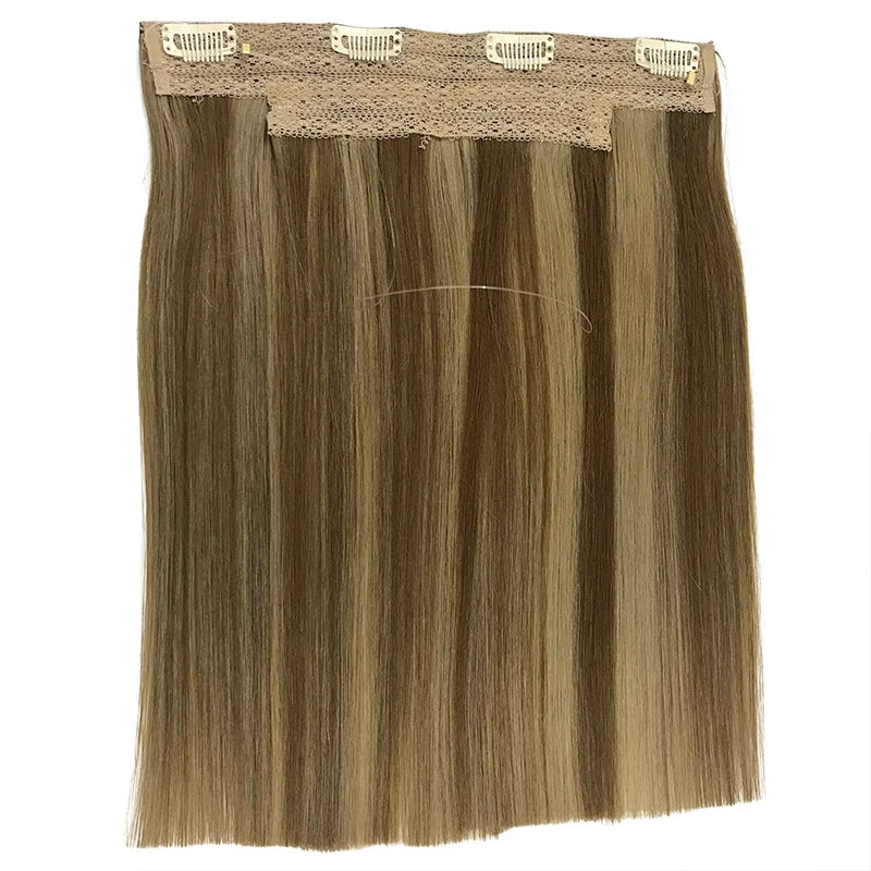 Extensiones HILO INVISIBLE 66 cm Largo 150 gr  Cabello Virgen ©️ Natural 100%