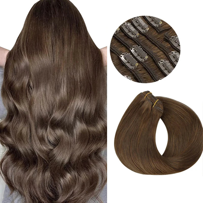 Extensiones POR CAPAS  Balayage 60 cm Largo Cabello Virgen 100%