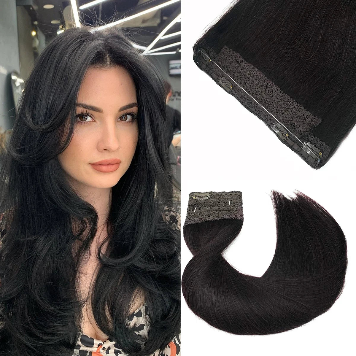 EXtensiones HILO INVISIBLE Balayage 50 cm Largo Cabello Virgen 100%
