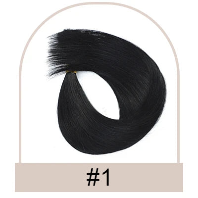 Extensiones HILO INVISIBLE 66 cm Largo 150 gr  Cabello Virgen ©️ Natural 100%