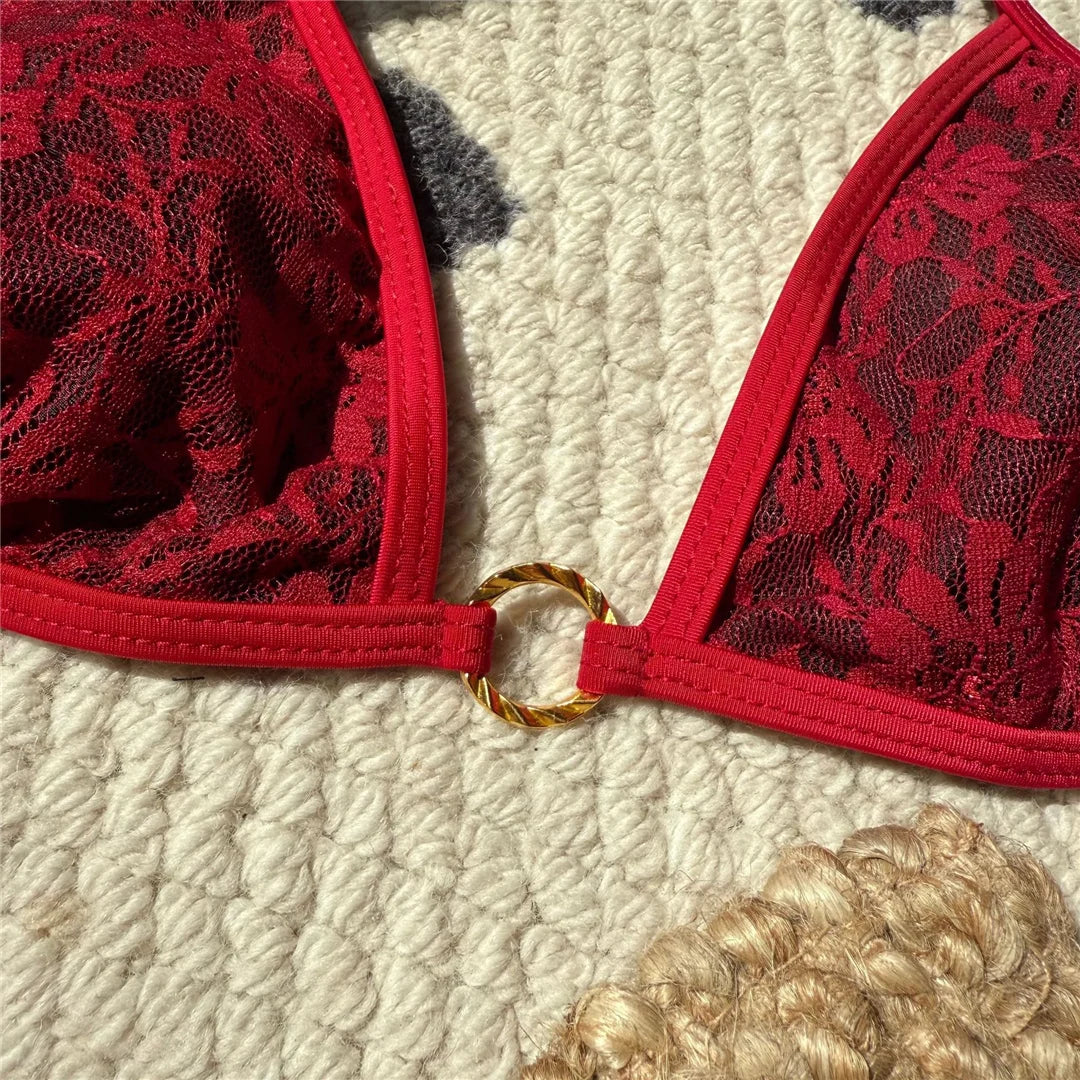 Bikini Encaje Conjunto
