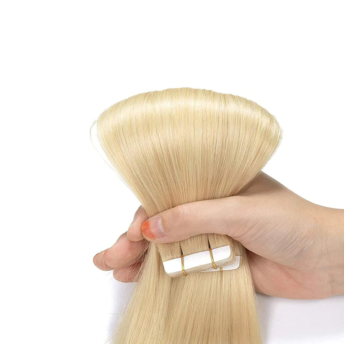 Extensiones de Cabello adhesivo Invisible 20 Piezas de 40 cm