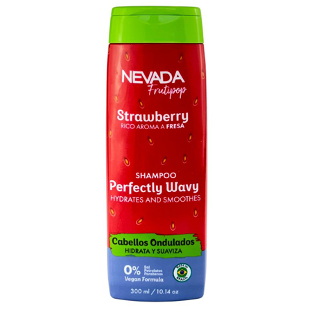 SET CABELLO ONDULADO FRUTILLA FRUTIPOP