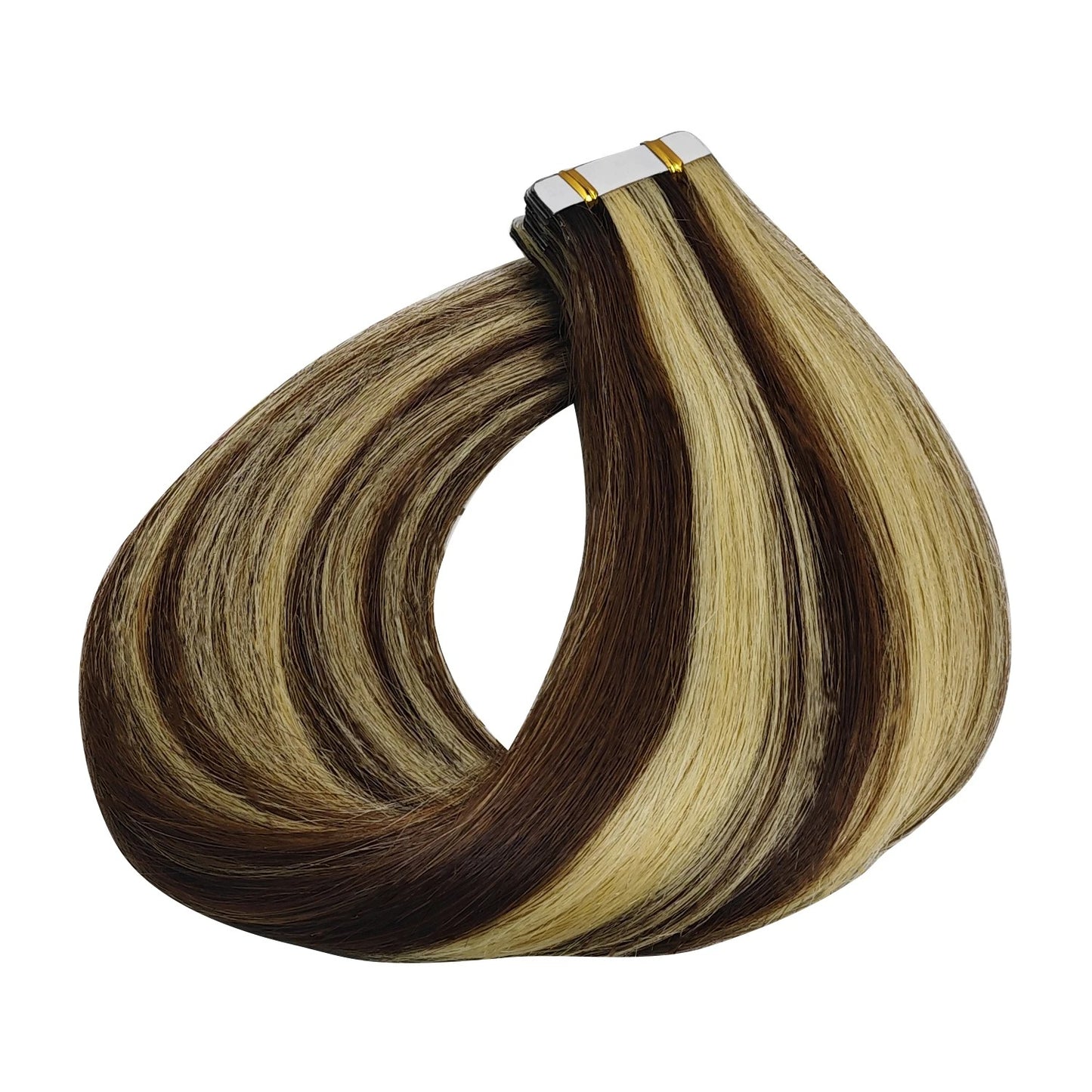 Extensiones de Cabello adhesivo Invisible 20 Piezas de 40 cm